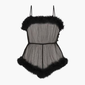 Savage x Fenty marabou romper